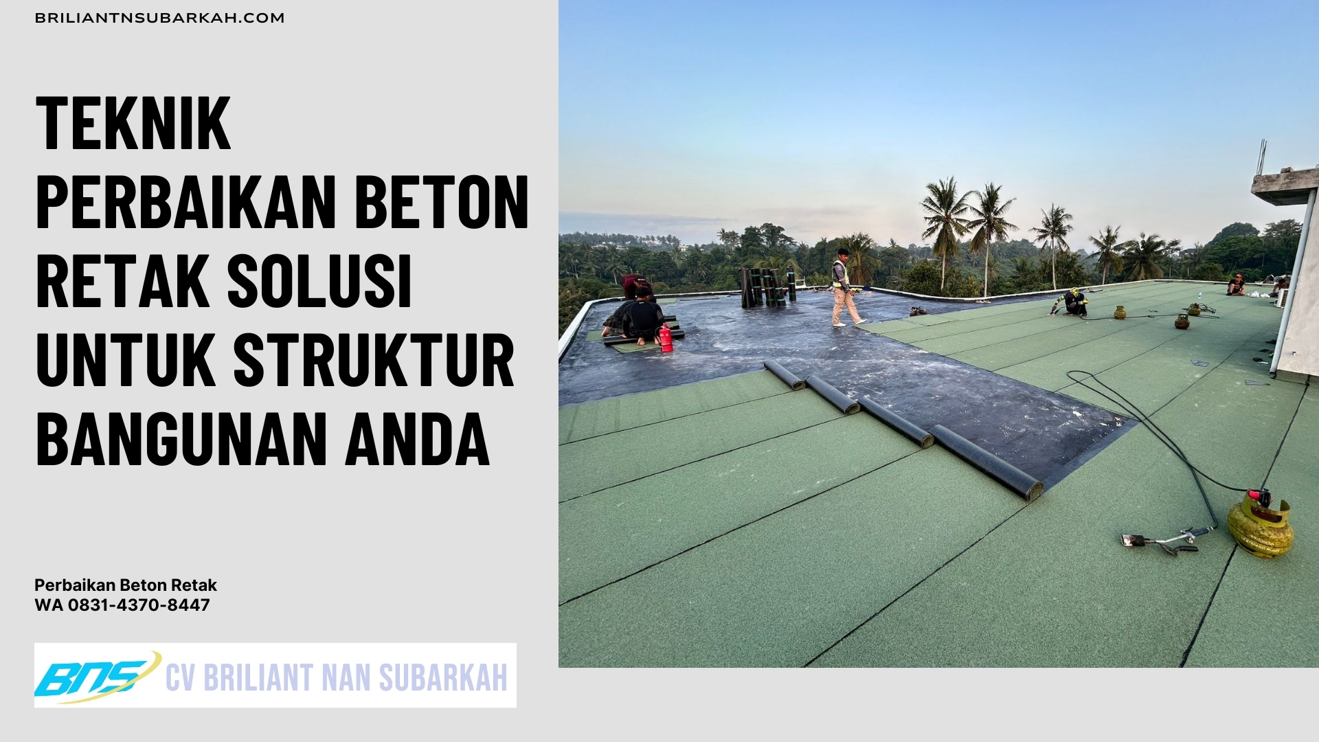 Perbaikan Beton Retak, Cimahi, WA 0831-4370-8447
