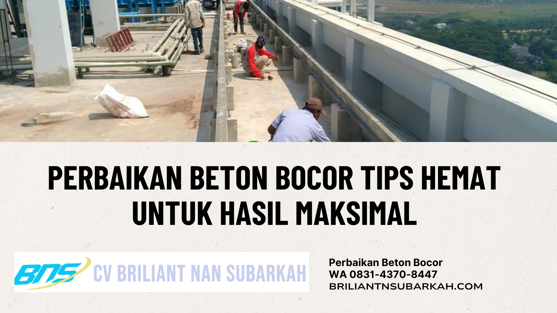 Perbaikan Beton Bocor, Cimahi, WA 0831-4370-8447